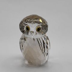 SWAROVSKI】スワロフスキー 置物 ミミズ ク クリスタルガラス - メルカリ