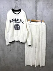 SNIDELHOME スナイデルホーム ルームウェア エンブレムジャガード セットアップ sizeONE/白 ■■◎レディース