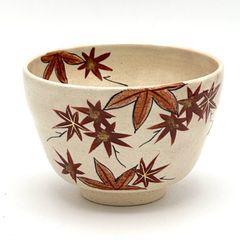 山岡善昇、日本伝統工芸士会員、もみじ紅葉蒔絵、美しい風景、茶道具