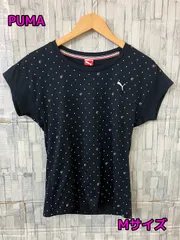 PUMA レディース トップス 半袖Tシャツ ネイビー Mサイズ【KH00289】