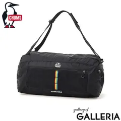 【日本正規品】 チャムス ボストンバッグ メンズ レディース 旅行 修学旅行 CHUMS 軽量 リュック 2WAY 40L A4 B4 Spring Dale スプリングデールボストンバッグ40 CH60-4016 Black×Rainbowのサムネイル