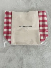 DEAN&DELUCA 可愛い赤チェック 新品未使用 トートバッグ