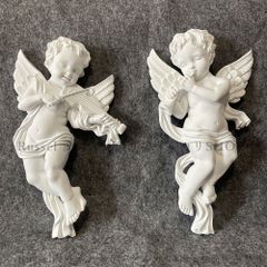 C400 1930年代 ANRI 木彫 天使 金メッキヴィンテージ イタリア壁掛