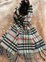 バーバリーズBurberrysマフラー ストール ショール スカーフグレイ　グレー灰色ノバチェックcashmere　カシミヤ　カシミア　100％イングランド製 イギリス製 英国製レディース女性用婦人ウィメンズwomenメンズmen男性用紳士ユニセックス男女兼用