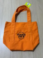 トレーダージョーズ キャンバス トートバッグ オレンジ