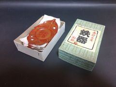 薩摩ガラス工芸作 薩摩切子文様 クリスタルガラス ペーパーウェイト