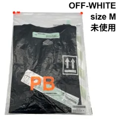 □ 未使用 オフホワイト OFF-WHITE Tシャツ 2018年秋冬（18AW）モデル OFFICIAL PRODUCT BAG MAIN LABEL 黒 コットン M レディース S6D713のサムネイル