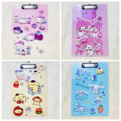 サンリオ アークス アクリル クリップボード 4種 ハローキティ ポムポムプリン シナモロール My Melody