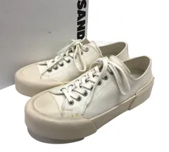 ほぼ未使用/JIL SANDER ジルサンダー/レースアップシューズ/J16WS0013/スニーカー/ホワイト アイボリー サイズ36 レディース/箱付き 保存袋付き/FB3650のサムネイル
