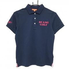 良品 BEAMS GOLF ポロシャツ ネイビー Mサイズ - メルカリ