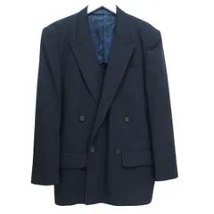 ワイズフォーメン Y's for men テーラードジャケット 背抜き MD-J06-115 ストライプ ネイビー Sサイズ k200725 0524