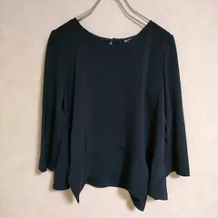 yangany プルオーバー 長袖 サイズ38 ブラウス シャツ ネイビー レディース ヤンガニー【中古】4-0606M△のサムネイル