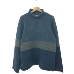 J.Crew タートルネックニット ボーダー サイズ:L - メルカリ