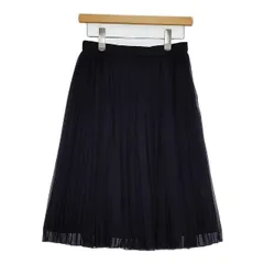 any FAM セレモニー ベーシックシフォンプリーツ スカート ポリエステル スカート 濃紺 レディース エニィファム【中古】5-0830M∞のサムネイル