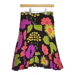 marimekko サイズXS 花柄 レーヨンストレッチ スカート マルチカラー レディース マリメッコ【中古】5-0915M∞のサムネイル