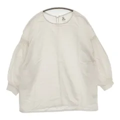 RNA シャーリングブラウス 定価7920円 B-2642 コットンリネン ブラウス シャツ ライトベージュ レディース アールエヌエー【中古】5-1016M∞のサムネイル