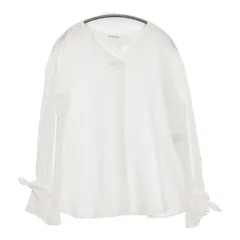 C'est ChiC'a ポリエステル プルオーバー シアー ブラウス シャツ ホワイト レディース セシカ【中古】5-1204M∞のサムネイル