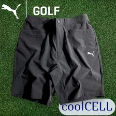 PUMA プーマ ゴルフ coolCELL 接触冷感 4WAYストレッチ ショートパンツ ショーツ ゴルフウェア 627659 定価1.2万 ブラック▲028▼50424w05