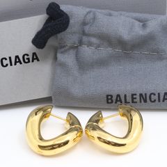 週末限定お値下げ！BALENCIAGA ゴールド フープピアス ミニサイズ