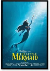 【フレーム付-黒-】 映画ポスター リトルマーメイド The Little Mermaid ディズニー A3サイズ US版 mi1のサムネイル