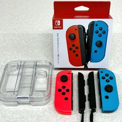 【美品/ケース付】Nintendo Switch Joy-Con (L) ネオンレッド / (R) ネオンブルー