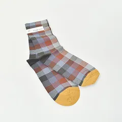 未使用 ボンメゾン ソックス チェック 22-24 靴下 Bonne Maison｜24h0813のサムネイル
