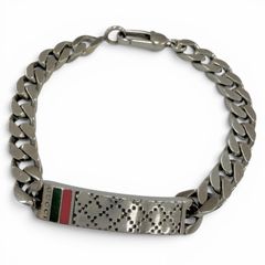 19 グッチ GUCCI 925 ブレスレット シルバーシェリーライン Y877