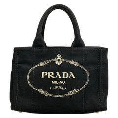 良品 プラダ カナパ S ハンドバッグ ショルダー 三角ロゴ 2way 白タグ 