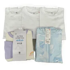 トップス 他 UNIQLO ユニクロ 150 エアリズムウエア まとめ5点セット