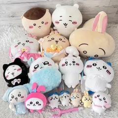 ちいかわ ぬいぐるみ 大量まとめ売り 17点セット  グッズ タグあり多数  マスコット ハチワレ  うさぎ 1007