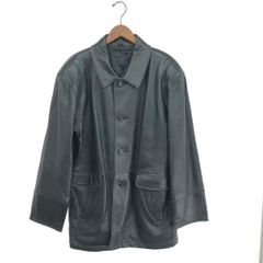 JOLLY MODE  レザーカーコート ★ ラムレザー    ブラック メンズ / 241005007173 JOLLY MODE レザーカーコート ☆ ラムレザー ブラック メンズ