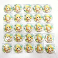 【小牧店】鏡音リン　グリッター缶バッチ　30C　25個セット 【PI721-5090】