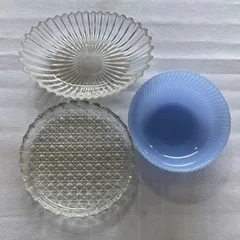 【まとめ買い対象】（中古品）皿とボウルの3点セット