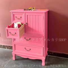 ベルーナ 姫家具 ミルキーピンクプリンセス猫脚家具 チェスト - メルカリ