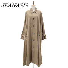 JEANASIS ジーナシス ステンカラーコート スプリングコート F BEG/ベージュ