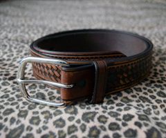 Schott ショット サイズ 32 ブラウン レザー 編み込みベルト Schott ショット サイズ 32 ブラウン レザー 編み込みベルト - メルカリ