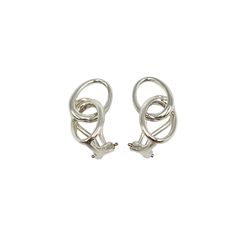 ティファニー TIFFANY&Co. イヤリング ダブルループ シルバー925