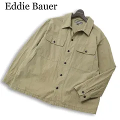 Eddie Bauer エディーバウアー 通年★ 長袖 ビッグシルエット ワーク ジャケット Sz.L メンズ アウトドア