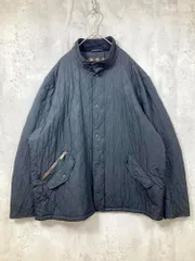 barbour バブアー スタンドカラー キルティング ジャケット sizeXXL/黒 ◆■◎メンズ