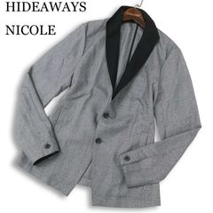 極美品 HIDEAWAYS NICOLE ニット テーラードジャケット 麻 L - メルカリ