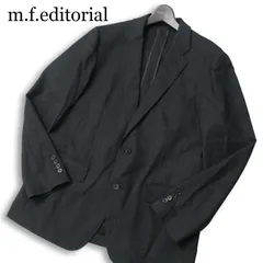 m.f.editorial タカキュー 通年★ ストレッチ テーラード ジャケット 大きいサイズ Sz.XL メンズ グレーのサムネイル
