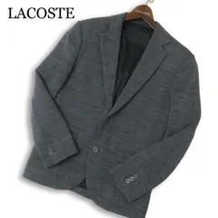 LACOSTE ラコステ 通年 総裏★ メランジ テーラード ジャケット Sz.46 メンズ 灰 グレーのサムネイル