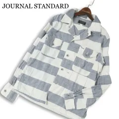 JOURNAL STANDARD HOMESTEAD ジャーナルスタンダード 通年★ ボーダー ワーク トラッカー ジャケット 日本製 Sz.M メンズのサムネイル