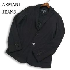 Armani Jeans ネイビー サマージャケット アルマーニ 紺 M - メルカリ