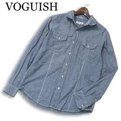 VOGUISH ヴォーギッシュ ルパート 通年 襟ワイヤー★ 長袖 シャンブレー ワーク シャツ Sz.XL メンズのサムネイル