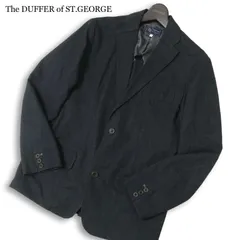 The DUFFER of ST.GEORGE ダファー オブ セントジョージ 通年 背抜き★ 2B テーラード ジャケット Sz.L メンズ グレーのサムネイル