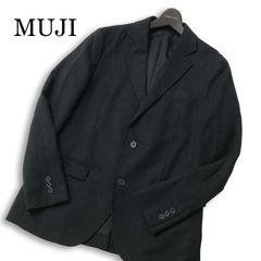 洗える】麻100% 無印良品 アンコンジャケット グレー L 美品 春夏 