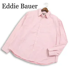 Eddie Bauer エディーバウアー 通年★ 長袖 ストライプ シャツ Sz.L メンズ アウトドア