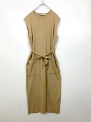 ZARA ザラ 9598-012-704 ベルト付き ニット ワンピース sizeM/ゴールデンブラウン ■◆レディース