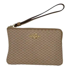 美品 COACH コーチ コーナージップリスレット ベージュ レディース 古着 中古 USED